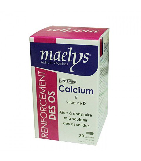 maelys calcium et vitamine d 30 gelules