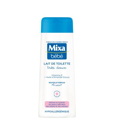 mixa bebe lait de toilette vitamine e 250 ml