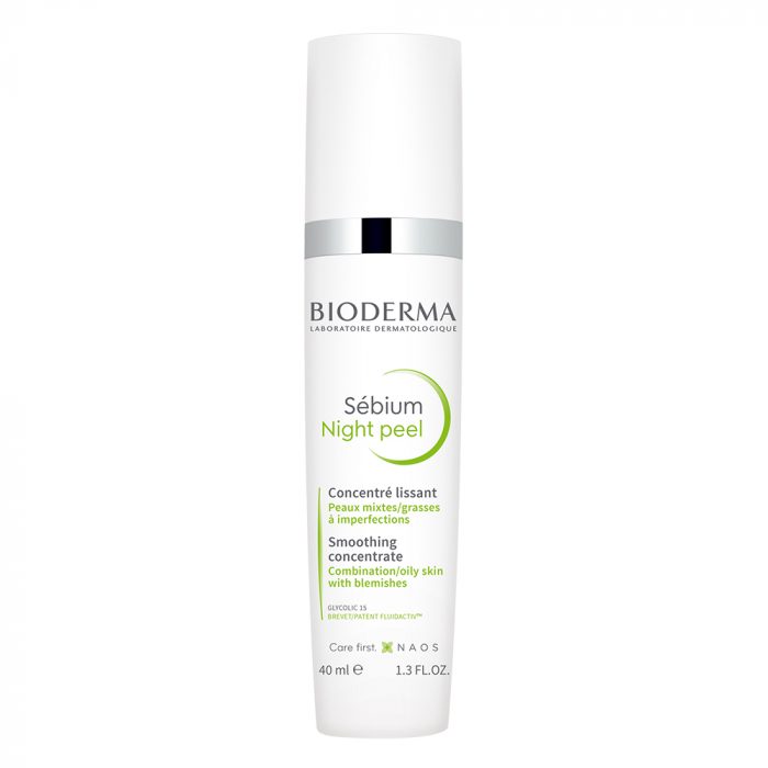 bioderma sebium soin peeling de nuit doux 40 ml