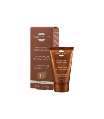 m & d photowhite correcteur de teint fluide spf20 n°11