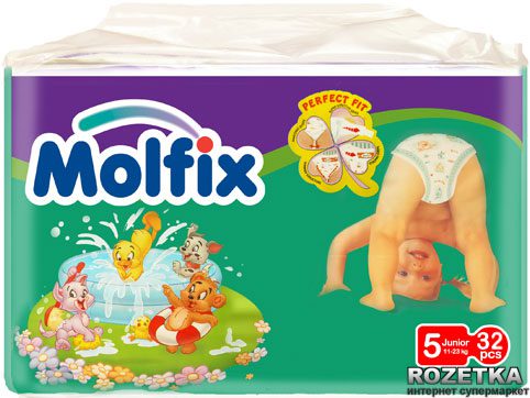 molfix couches taille 5, 32 unites