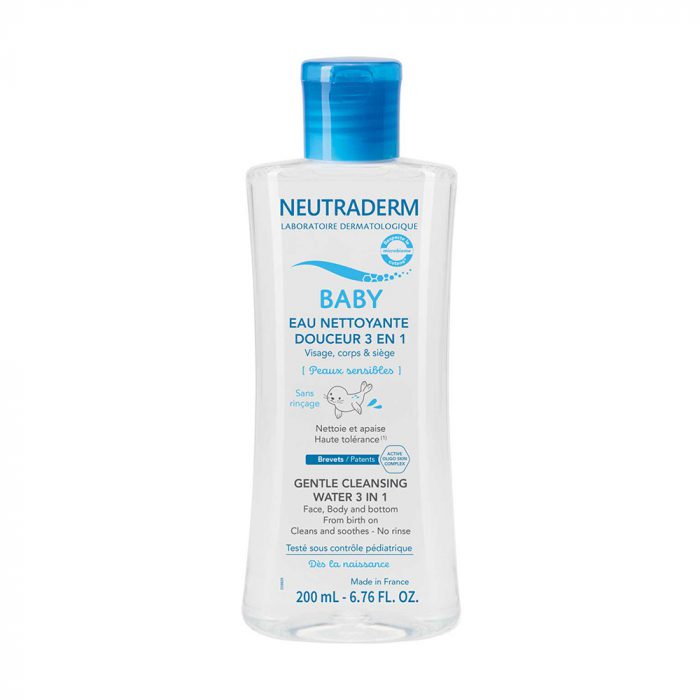 neutraderm eau nettoyante douceur 3-en-1 naissance