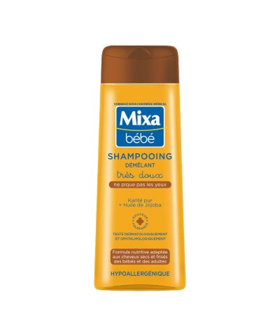 mixa bebe shampoing demelant karite 250 ml