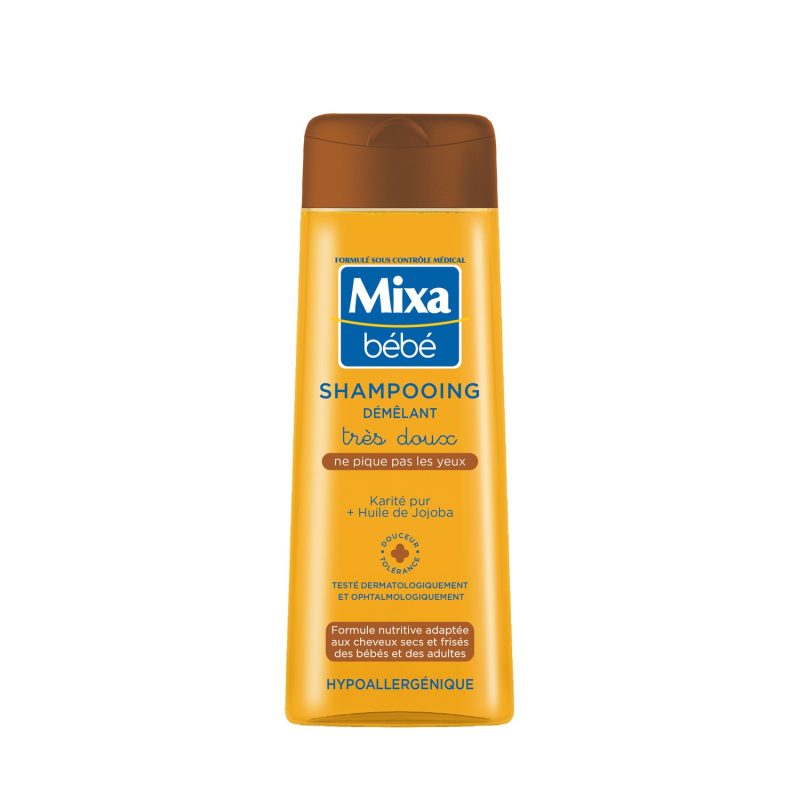 mixa bebe shampoing demelant karite 250ml