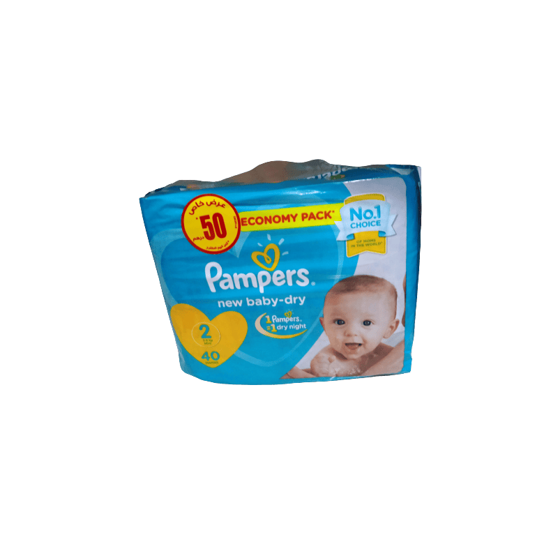 pampers baby dry taille 2 40 unites