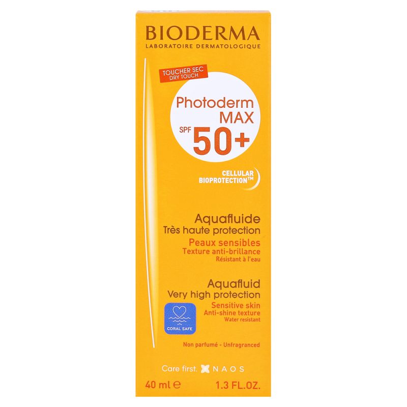 bioderma– photoderm max aquafluide invisible spf 50+ 40 ml