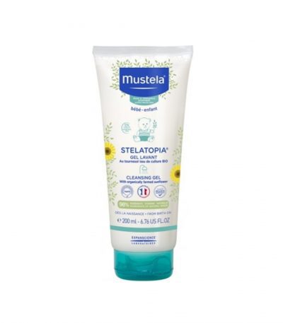mustela stelatopia gel lavant 200 ml