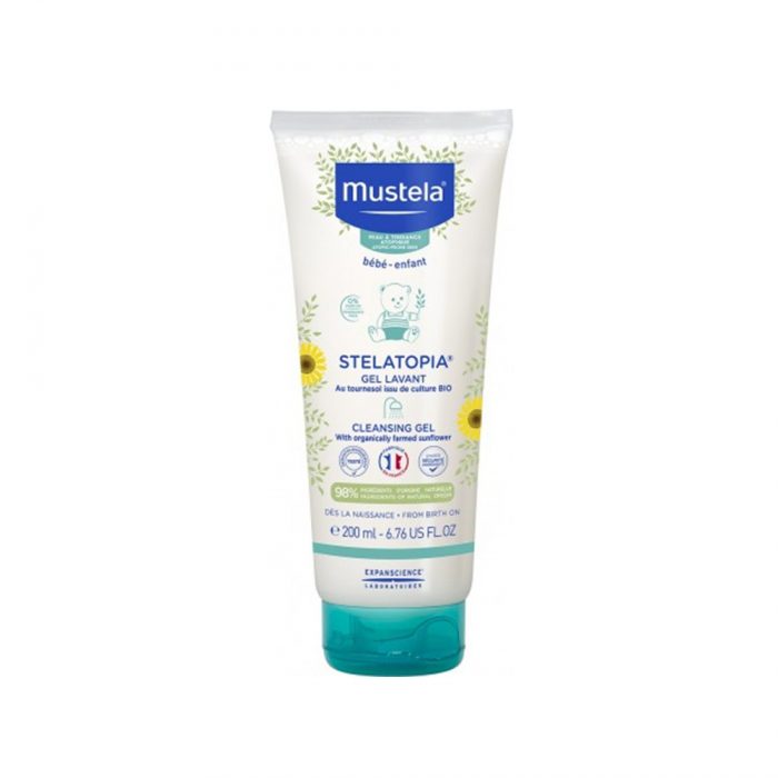 mustela stelatopia gel lavant 200ml