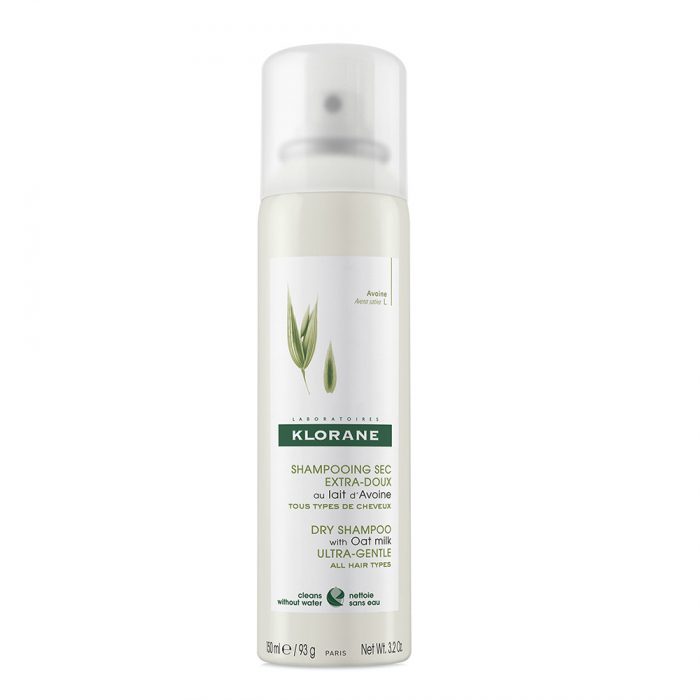 klorane shampooing sec lait d'avoine tous types de cheveux 150ml