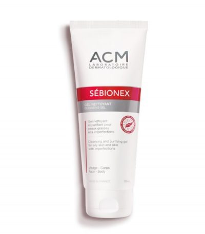 acm sebionex gel nettoyant 200 ml