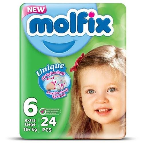 molfix couches taille 6 - 24 unites