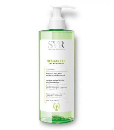 svr sebiaclear gel moussant