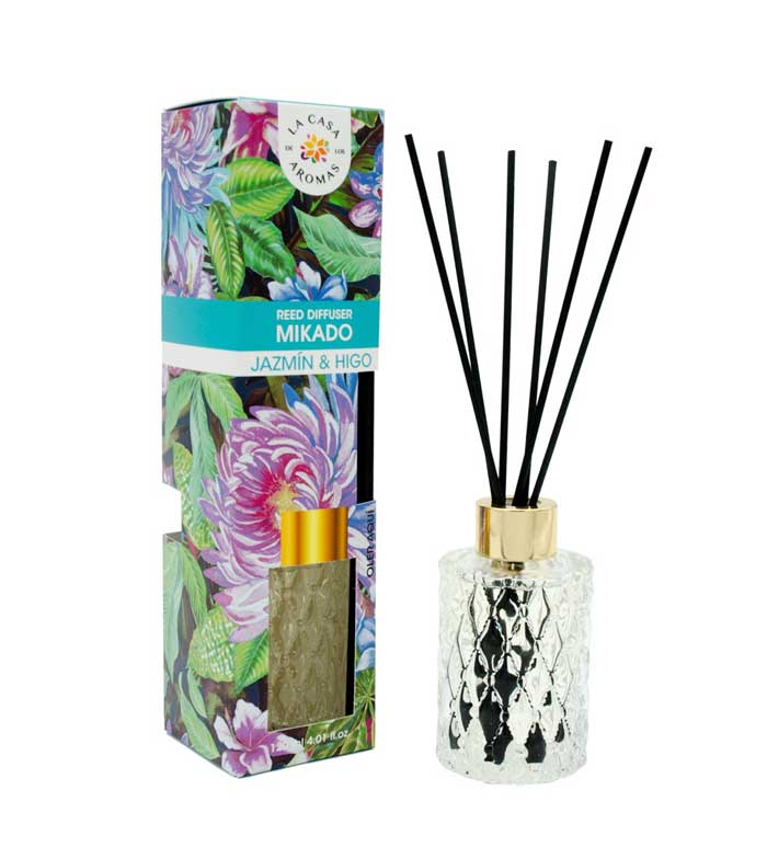la casa de los aromas mikado brandy 120ml jasmin/ figue