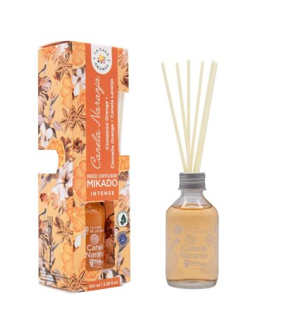 la casa de los aromas mikado intense 100ml cannelle/orange