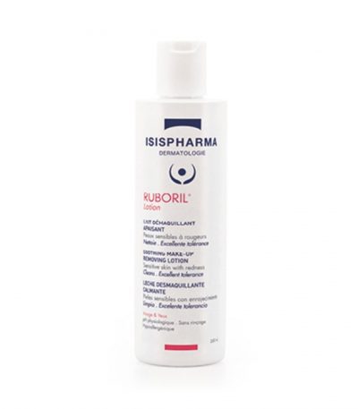 isispharma ruboril lait demaquillant apaisant 250 ml