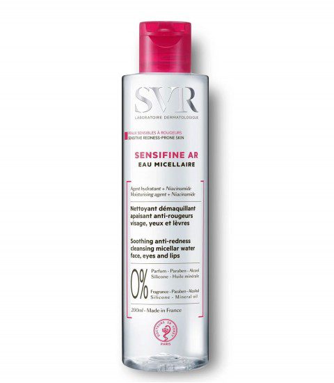 svr sensifine eau icellaire nettoyant demaquillant 200ml