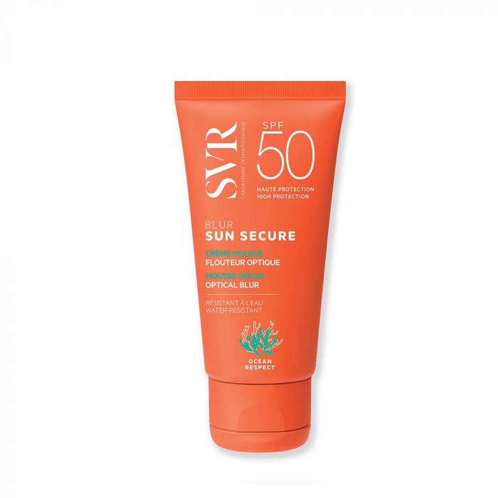 svr sun secure blur creme mousse flouteur optique spf50+