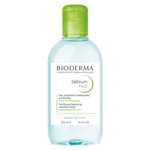 bioderma sebium eau micellaire h2o peaux grasses 250ml