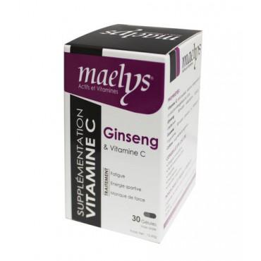 maelys ginseng et vitamine c 30 gelules