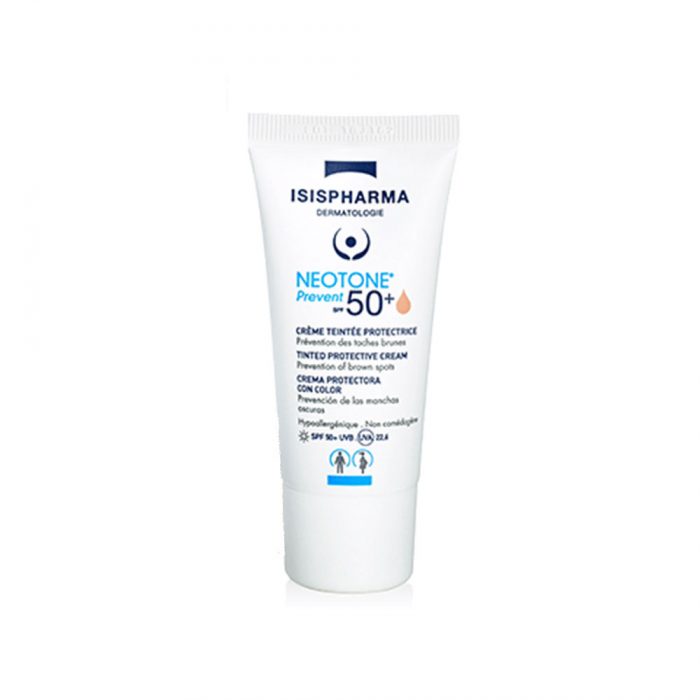 isispharma neotone prevent spf50+ teinte claire 30ml