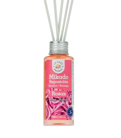 la casa de los aromas recharge mikado 100ml rose