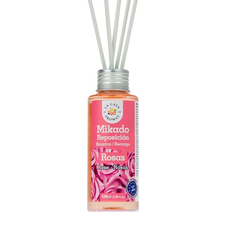 la casa de los aromas recharge mikado 100ml rose