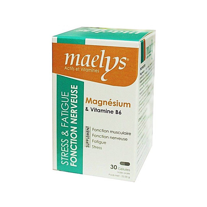 maelys magnesium 30 gelules