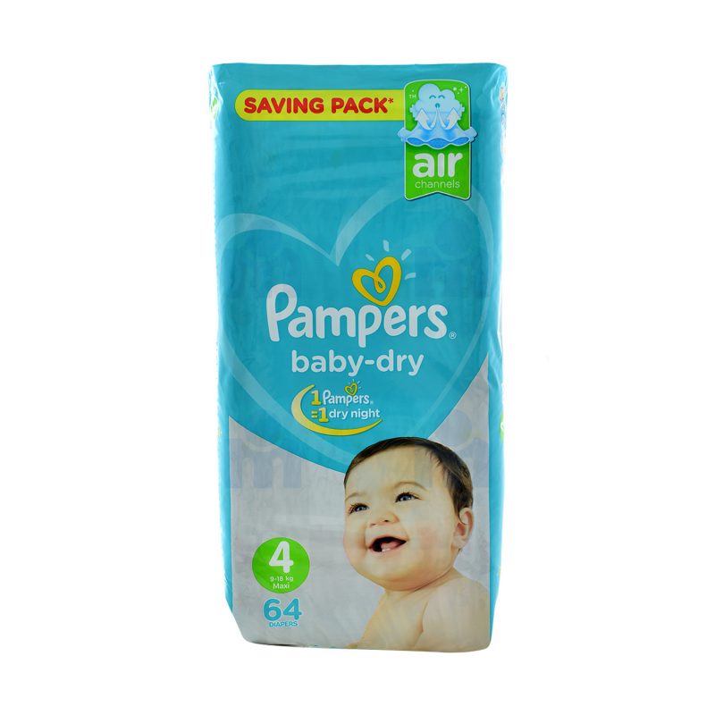 pampers baby dry t4 64u