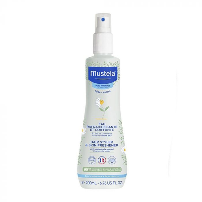 mustela eau refraichissante et coiffante 200ml