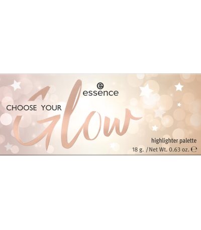 essence palette highlighter choose your glow