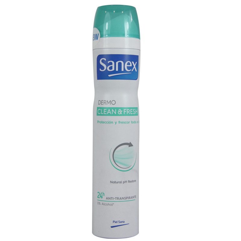 sanex deo clean and fresh, 200ml