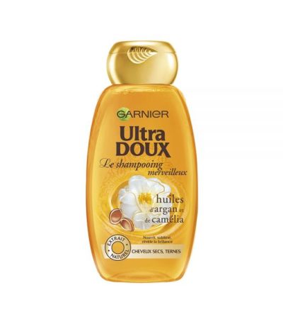 garnier ultradoux shampooing huile d argane et camelia