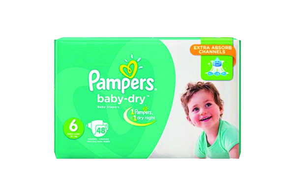pampers couche taille 6 48 unites