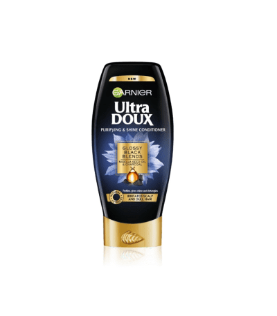 ultradoux apres shampoo charbon noir 200ml