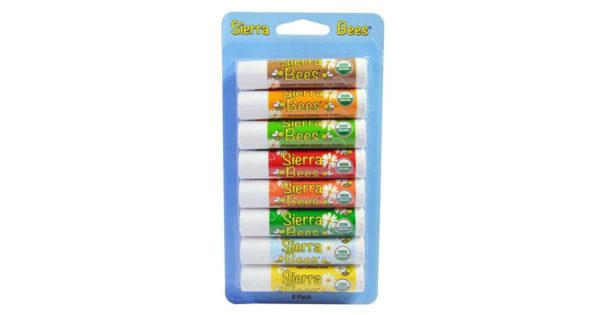 sierra bees baume bio a levres 8 unites