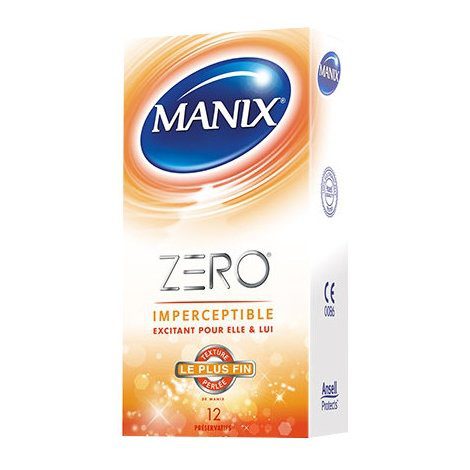 manix zero preservatif excitant boite de 12