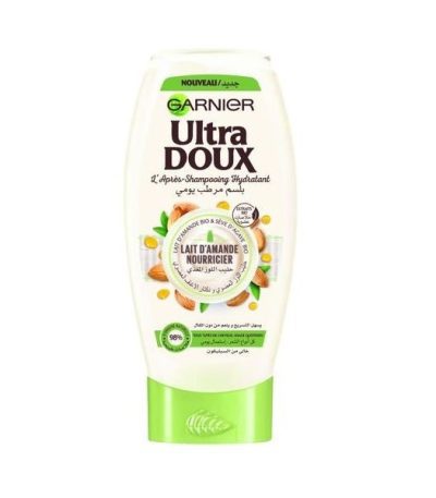 ultradoux apres shampoo lait amande 200ml