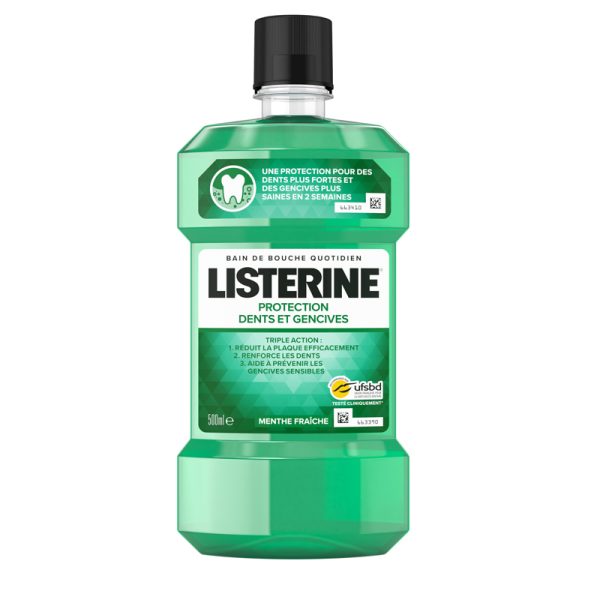 listerine bain bouche gencives 500 ml