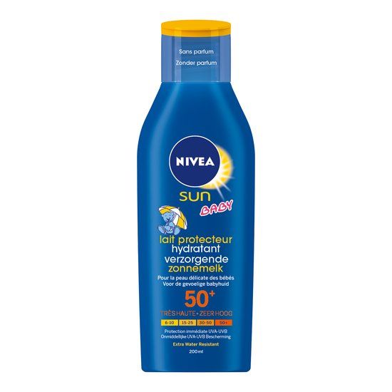 nivea sun baby protect&care lotion hydratante spf 50 200ml