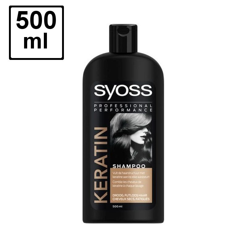syoss shampooing cheveux secs fatigues 500 ml