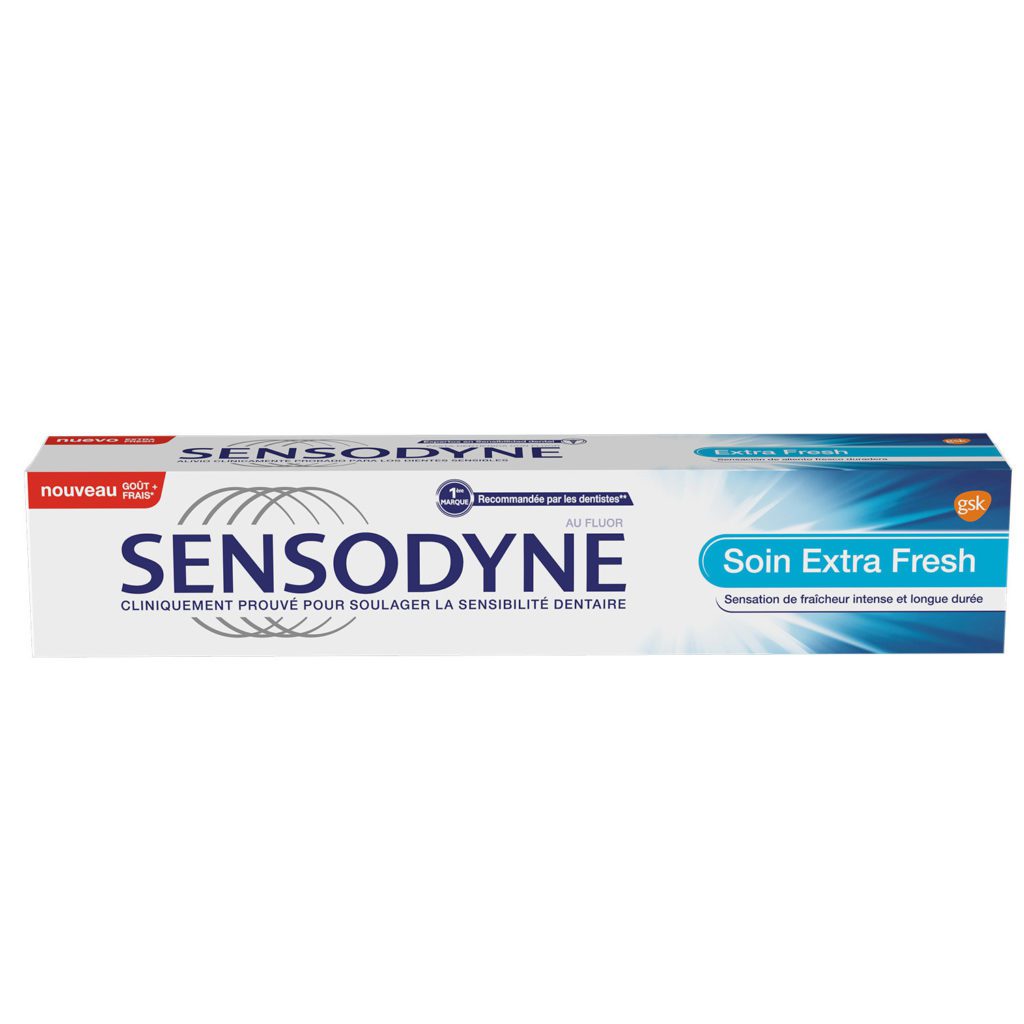 sensodyne dentifrice soin extra fresh 75 ml