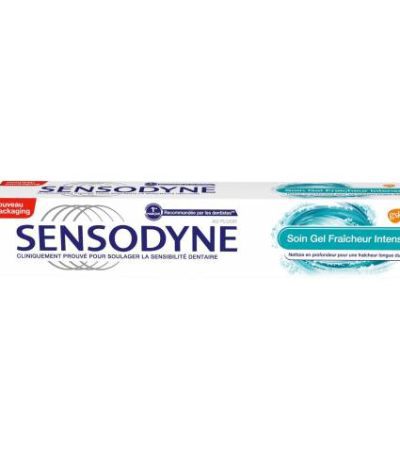 sensodyne soin gel fraicheur intense 75ml