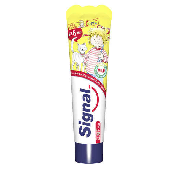signal dentifrice enfants avec gout de fruits jusq. 6ans