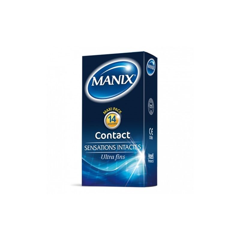 manix contact preservatifs boite de 14