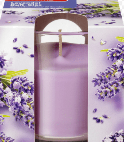 profissomo bougie en verre parfumee lavende