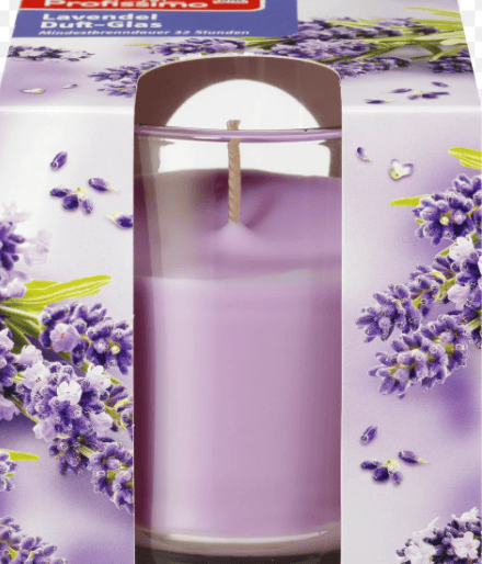 profissomo bougie en verre parfumee lavende