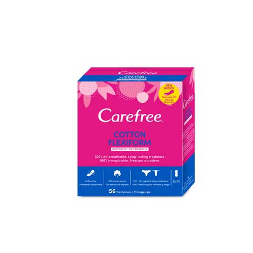 carefree s/m 56 pcs