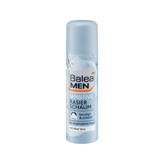 balea men mousse rasage sensitive aloe vera 300ml