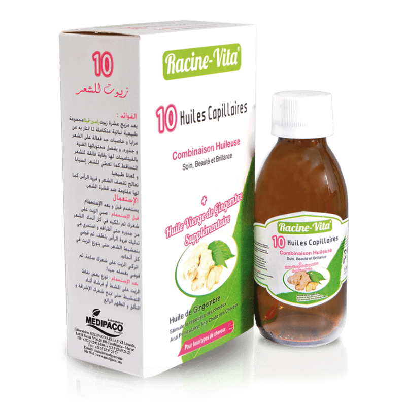 racine vita 10 huiles capillaires 40ml