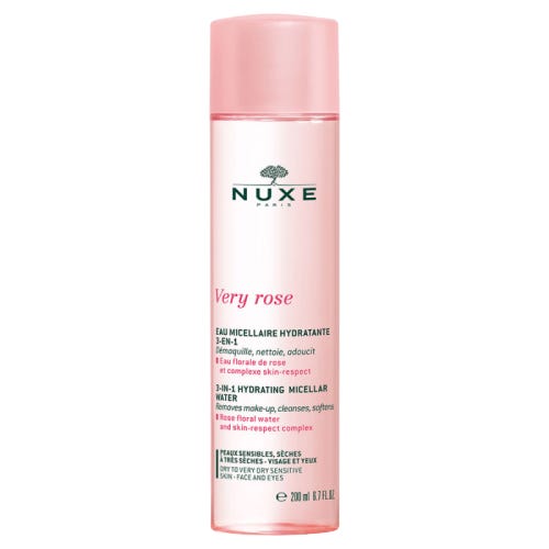 nuxe very rose eau micellaire hydratante 200ml